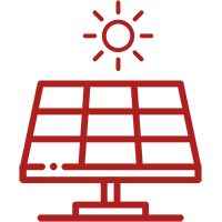 Solar Panels Sewage Icon